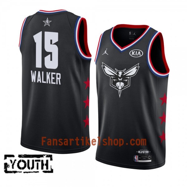 Charlotte Hornets Trikot Kemba Walker 15 2019 All-Star Jordan Brand Schwarz Swingman - Kinder Charlotte Hornets Trikot Kemba Walker 15 2019 All-Star Jordan Brand Schwarz Swingman - Kinder